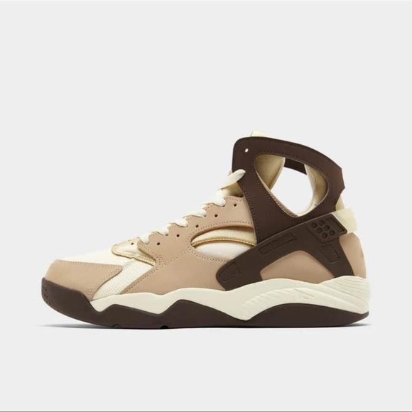 NIKE AIR FLIGHT HUARACHE HEMP / BAROQUE BROWN - COCONUT MILK - Picture 2 of 2
